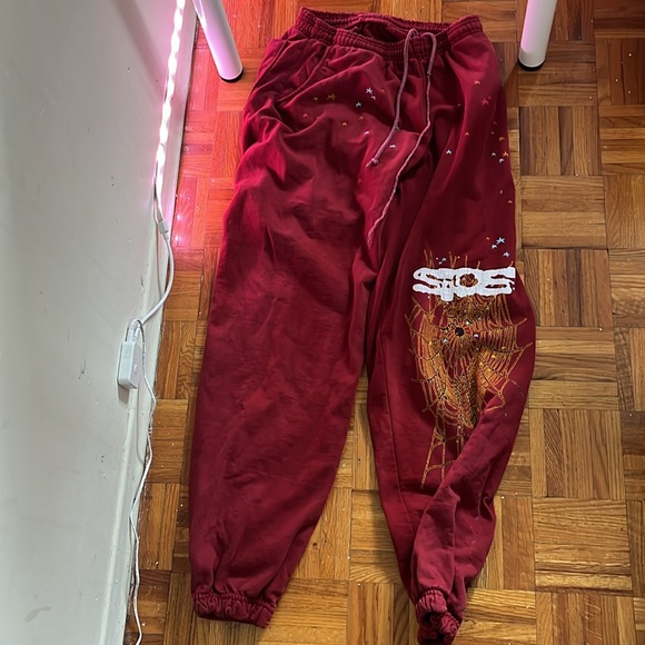 Sp5der Logo Sweatpants - Picture 3 of 4